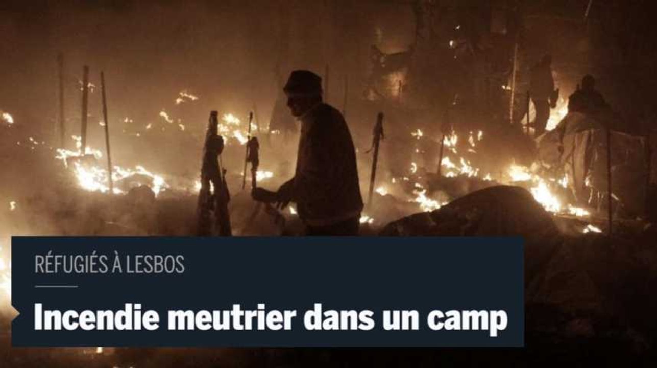 Réfugiés: incendie meutrier à Lesbos