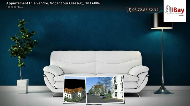 Appartement F1 à vendre, Nogent Sur Oise (60), 101 600€