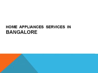 Home Appliances Services in Whitefield