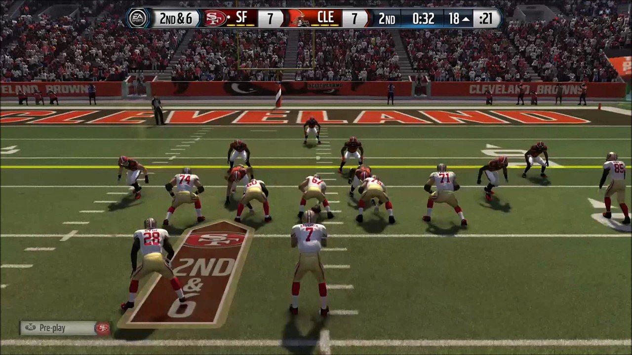 TD Smith vs Cleveland Madden NFL 16