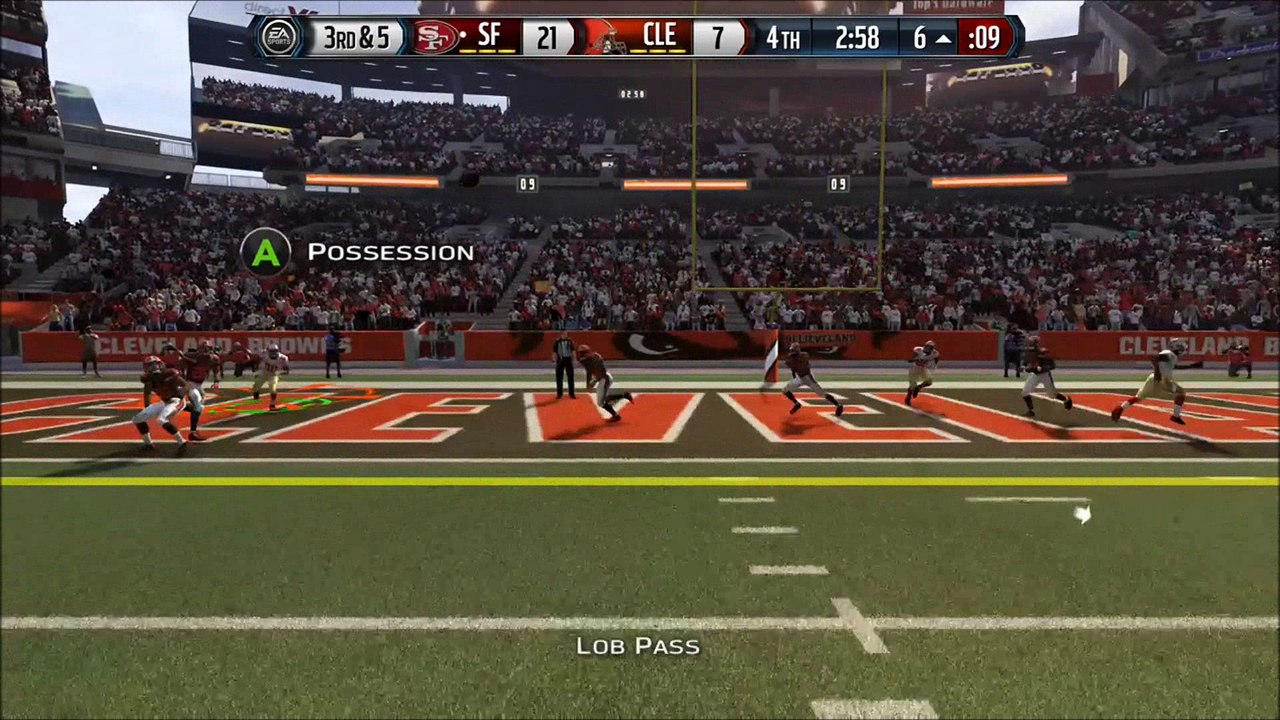TD Smith vs Cleveland Madden NFL 16