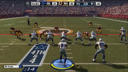 TD McFadden vs Washington D.C Madden NFL 16