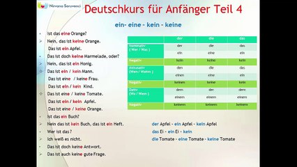 Deutschkurs | German Course | 4. Teil