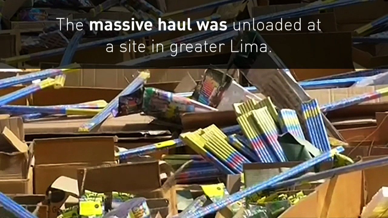 Huge fireworks haul detonated in Peru