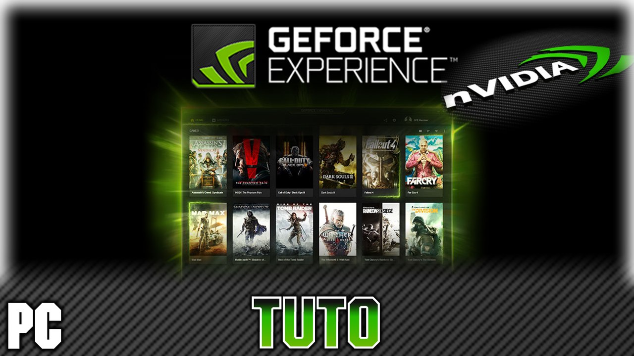 Geforce Experience Nvidia | TUTO | FR | Réglage Stream TWITCH Youtube + Optimisé BATTLEFIELD 1