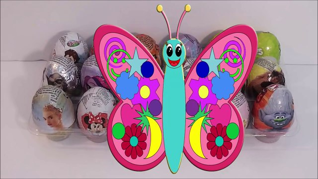 18 huevos sorpresa de soy Luna, Peppa Pig, princesas de Disney, Trolls, Frozen, surprise eggs