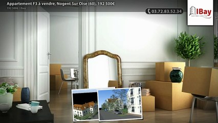 Appartement F3 à vendre, Nogent Sur Oise (60), 192 500€