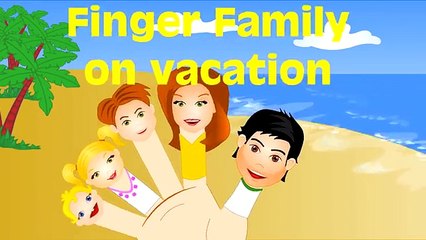 Finger Family on summer vacation Nursery Rhymes Children songs