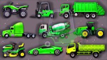 Learning Street Vehicles for Kids. Cars and Trucks. Dump truck Garbage truck Tractor Sports car ATV