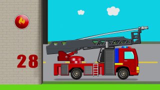 Cars Kids Cartoon _ The Fire Truck with The Police Car _ Emergency Cars Cartoons for children