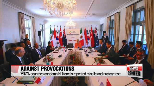 MIKTA countries condemn N. Korea's provocations