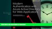 FAVORITE BOOK  Modern Authentication with Azure Active Directory for Web Applications (Developer
