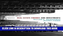 MOBI DOWNLOAD Real Estate Finance   Investments   Excel templates CD-ROM (Real Estate Finance and