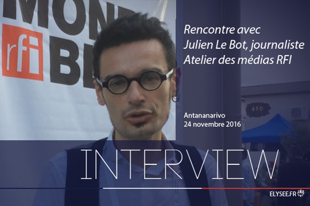 [REPORTAGE] Renontre avec Julien Le Bot, journaliste Atelier des médias RFI