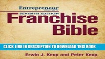 EPUB DOWNLOAD Franchise Bible: How to Buy a Franchise or Franchise Your Own Business PDF Kindle