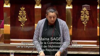 Intervention de Maina Sage sur la PPL sur les communes associées de Polynésie française