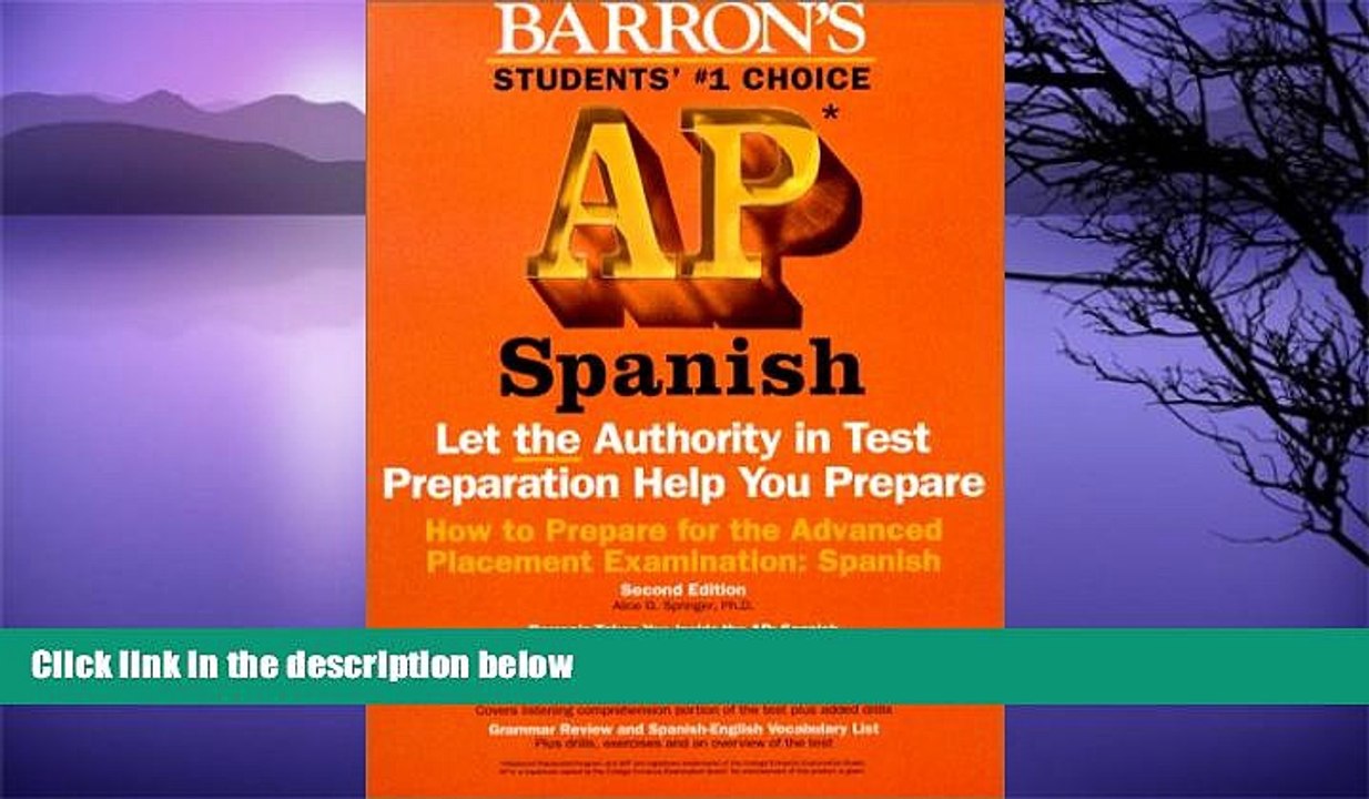READ book  Barron s How to Prepare for the Ap: Spanish (Barron s Ap Spanish) (Spanish Edition)