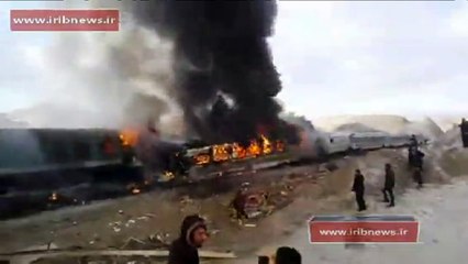 Al menos 31 muertos en choque de trenes en Irán