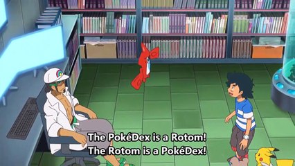Pokemon Sun and Moon Episode 3 Ash gets a New Pokedex @ Funny Moments