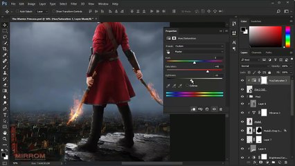 Hard Light Effects in Photoshop - (PSD Box)