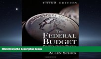 FAVORIT BOOK The Federal Budget: Politics, Policy, Process BOOOK ONLINE