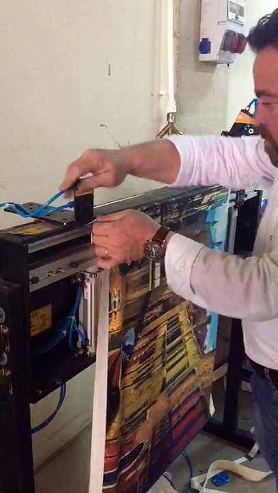 CANVAS STRETCHING MACHINE TUVAL GERME MAKİNESİ www.davincitablo.com