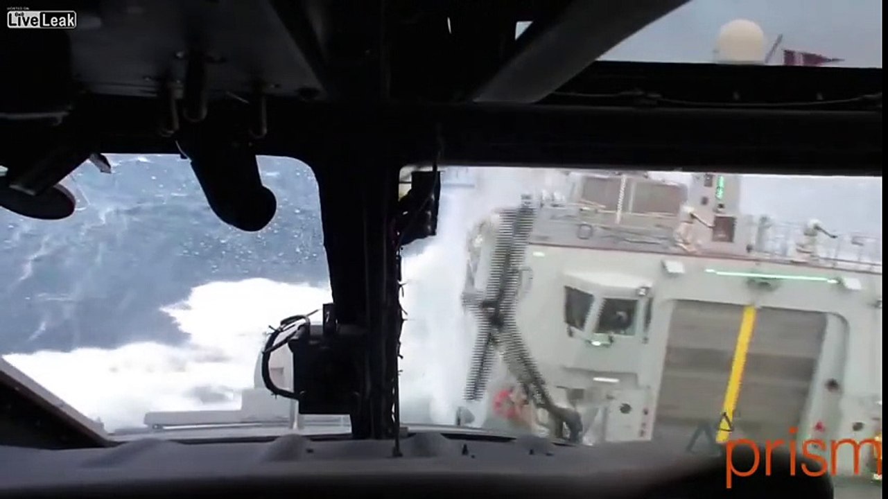 MH-60R SEAHAWK ROUGH SEA LANDING TEST