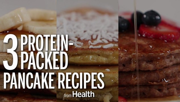 3 Delicious Recipes of Protein Pancakes - How to make fruity and delicious pancakes - Food Health and Fitness