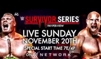 WWE Survivor Series 2016 Full SHow HD - 20 November 2016 Goldberg Destroys Brock The Shield is Back -part 3