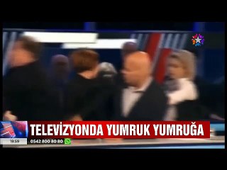 Siyasi Tartışma Programı bir anda Boks ringine döndü