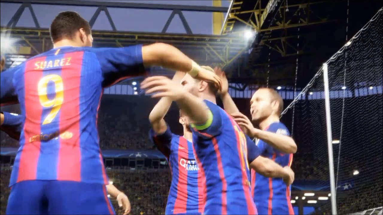 PES2017 | FC Barcelona×Borussia Dortmund | UEFA Champions League Semi Final 2nd Leg |