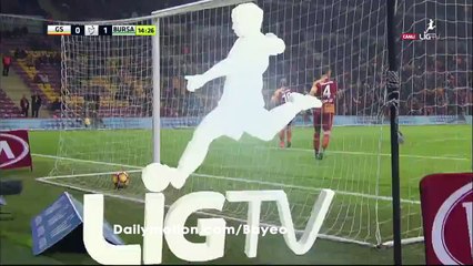 Kubilay Kanatsizkus Goal HD - Galatasaray 0-1 Bursaspor - 25.11.2016