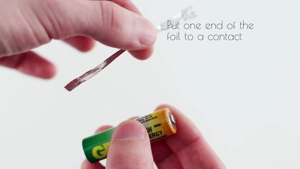 HOW TO MAKE FIRE WITH A BATTERY