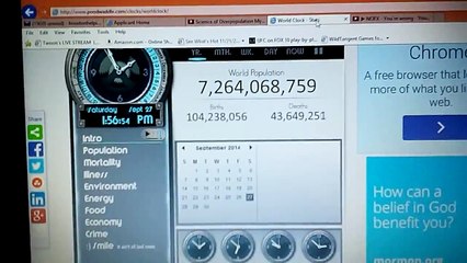 EARTH CLOCK Statisitics Crime Animals Disease Hunger Population Tax Pregnancy Problems Environment