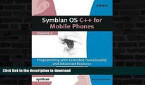 FAVORITE BOOK  Symbian OS C   for Mobile Phones: Programming with Extended Functionality and