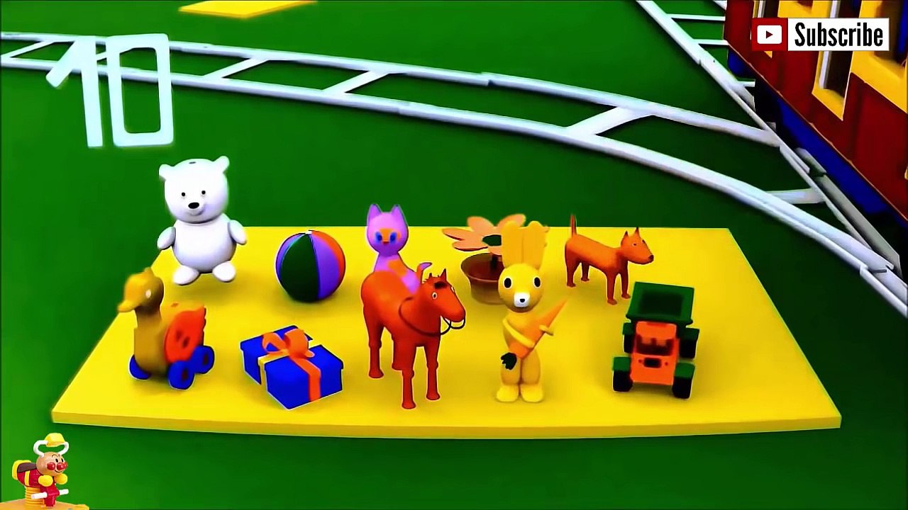 子供向けアニメ♫|数字を学び。1からジョリートラムで10まで数えることを学び|子供のための教育漫画| おもちゃアニメ 車♫ スーパーヒーローアンパンマン
