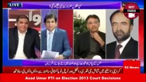 Asad Umar PTI on Election 2013 Court Decisions - Best Video