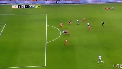 Kubilay Kanatsizkus  Goal - Galatasaray 0-1 Bursaspor 25.11.2016