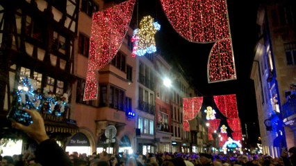 Coup d'envoi des illuminations (rue Mercière)