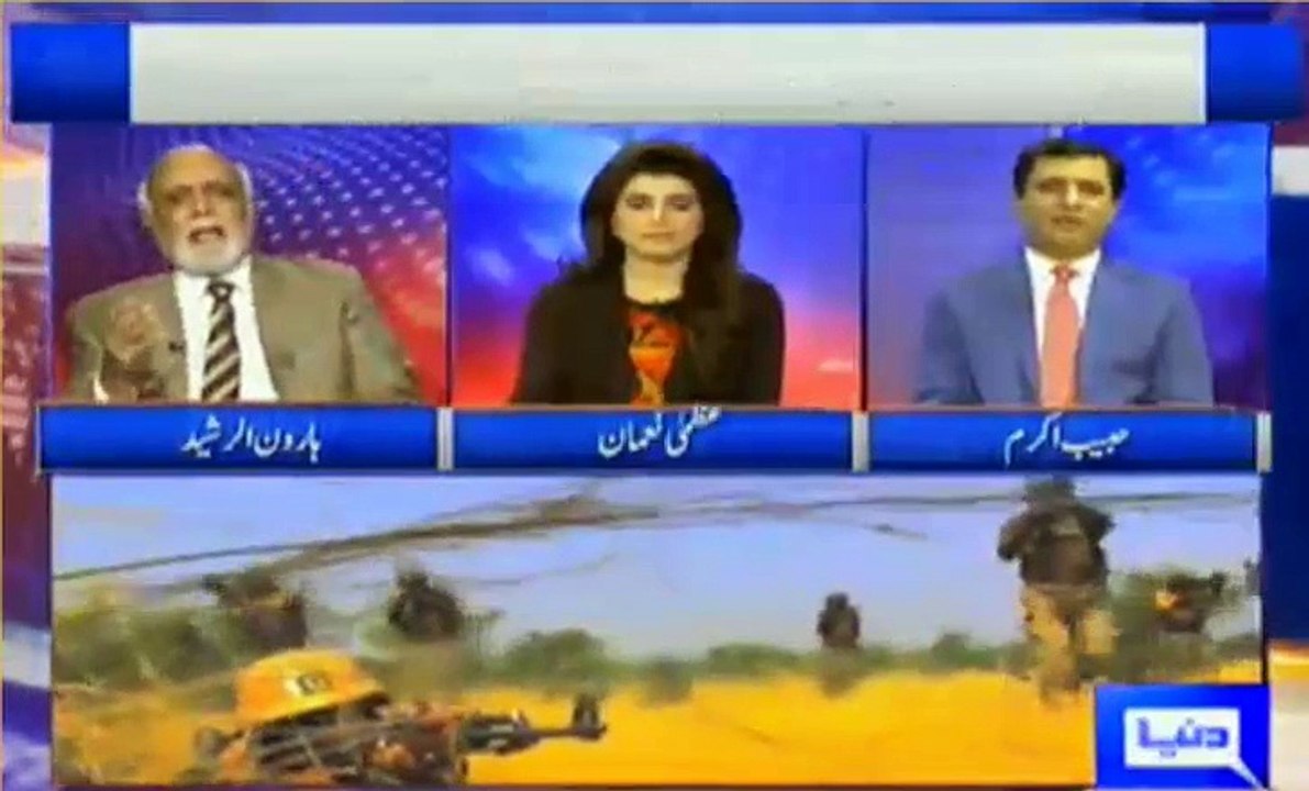 Haroon-ur-Rasheed Got Hyper on Habib Akram in Live Show - Grilled Him for Taking Side of All the Criminal and Corrupt Politicians of Pakistan