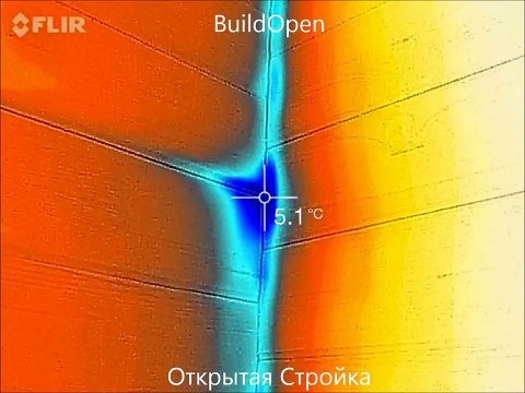 Дом из клееного бруса. Тепловизионное обследование. Ошибки строителей.