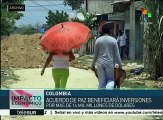 Colombia: se destinarán 14 mdd para obras prioritarias para la paz