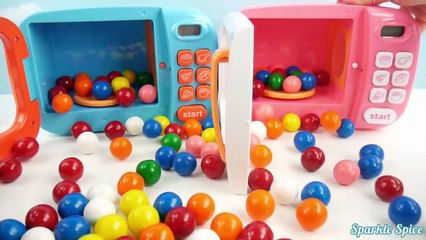 Just Like Home Microwave Surprise Toys Eggs Learn colors & Princess Paw Patrol SparkleSpiceFun.com