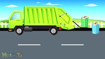 Garbage Truck - Monster Trucks For Children - Mega Kids Tv