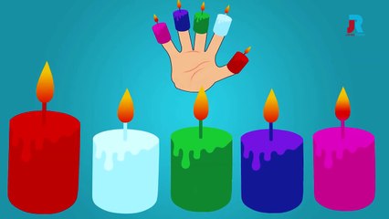 CANDLE Finger Family | Finger Family Songs | Cartoon Animation Finger Family Rhymes