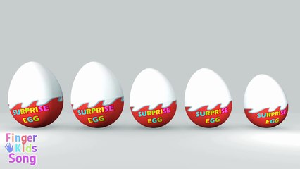 Mickey Mouse Surprise Egg Finger Family Nursery Rhyme | Parody Finger Kids Song