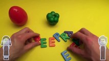 Marvel Avengers Surprise Egg Word Jumble! Spelling Fruits and Veggies! Lesson 21