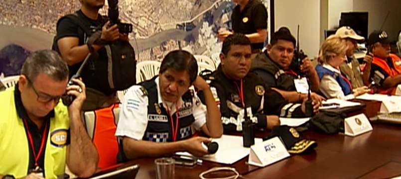 Simulacro de terremoto en Guayaquil