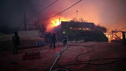 Aviões estrangeiros ajudam Israel a combater incêndios