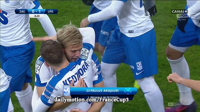 Paulus Arajuuri Goal HD - Zaglebie 0-1 Lech Poznan - 25.11.2016